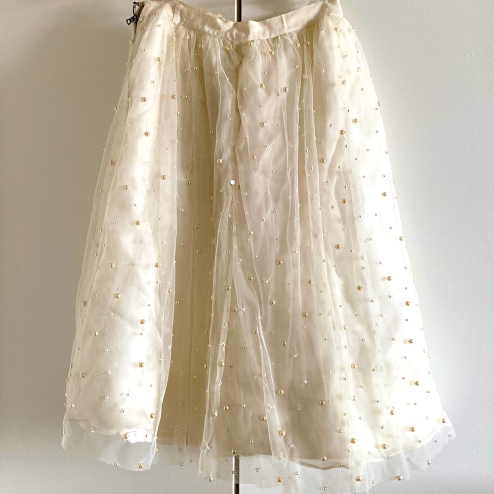 Alice and Olivia Pearl tulle skirt